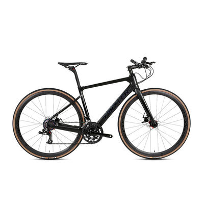 700x25C Wheel Carbon Fiber Hybrid Bike , 45cm Frame Bike XL Size Stable Frame